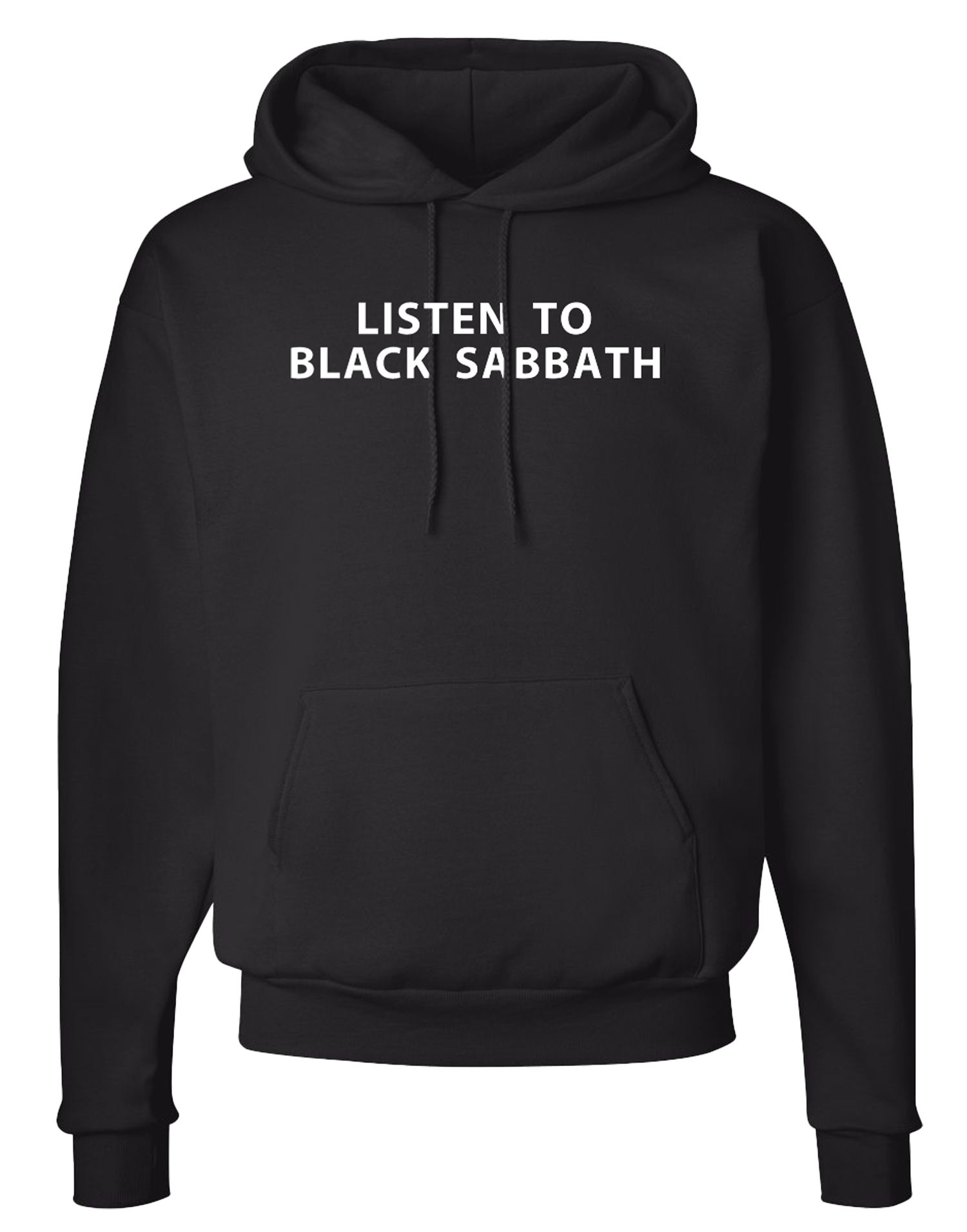LISTEN TO BLACK SABBATH - 'PULLOVER HOODIE'