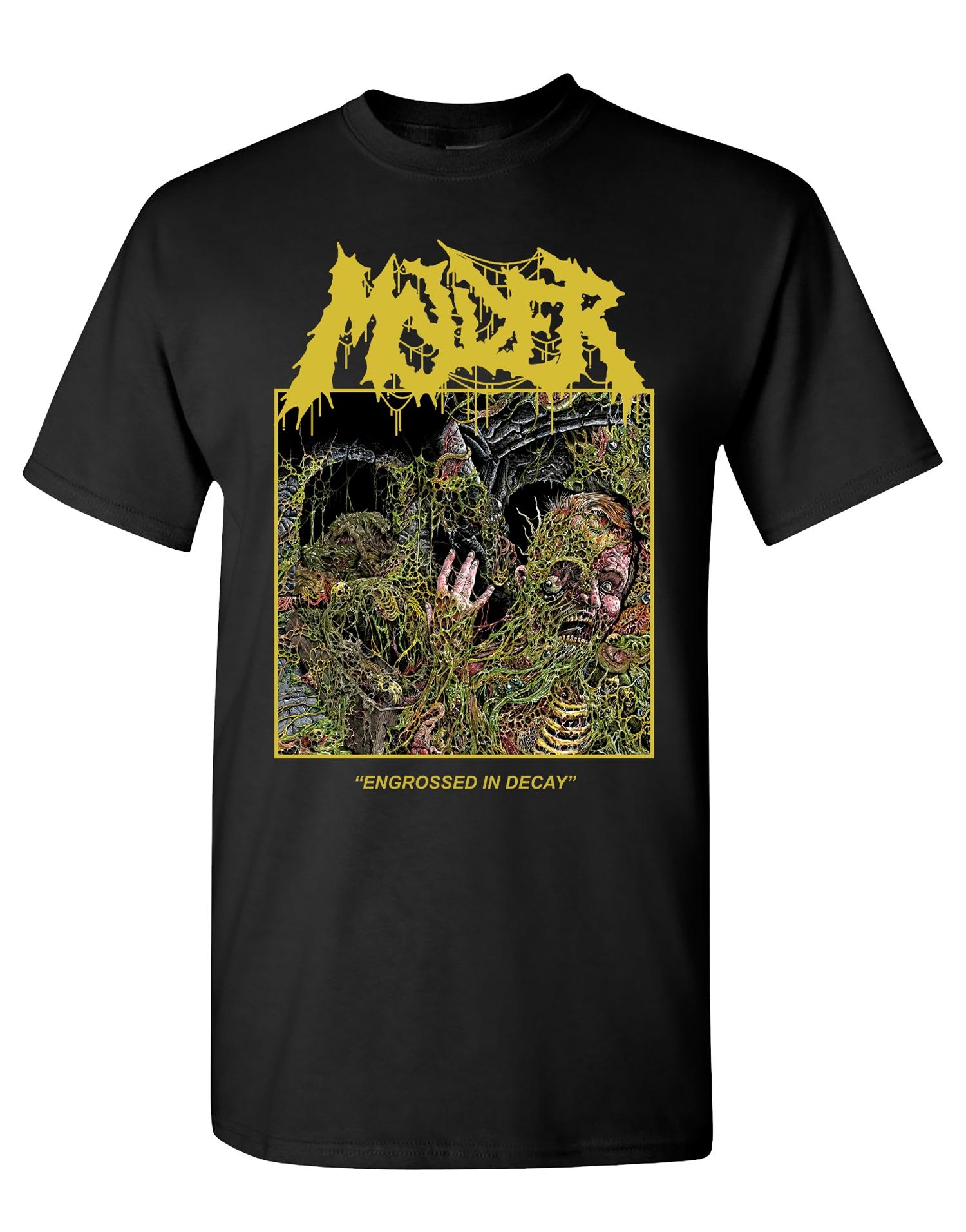 MOLDER - 'ENGROSSED IN DECAY FULL COLOR' S/S – Inferno Screen Printing